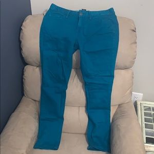 Mossimo Turquoise Skinny Jeans